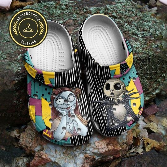 Jack Skellington And Sally Shoes, Nightmare Before Christmas Disney Clogs
