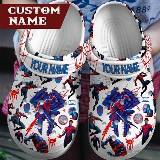 Spiderman Movie Cartoon Clogs Unisex, Spiderman Fan Gift Clog
