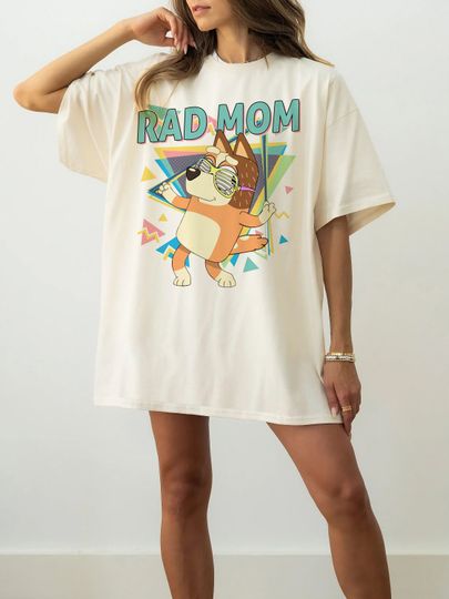 BlueyDad Rad Mom Shirt, BlueyDad Family Shirt