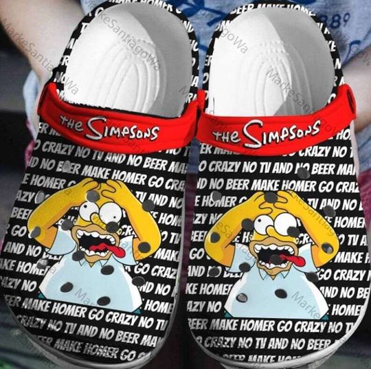 The Simpsons TV Clog, The Simpsons Clogs Slipper