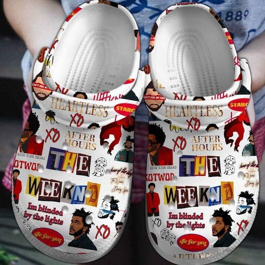 Weeknds Music Clogs Unisex,Weeknds Music Fan Clog Shoes