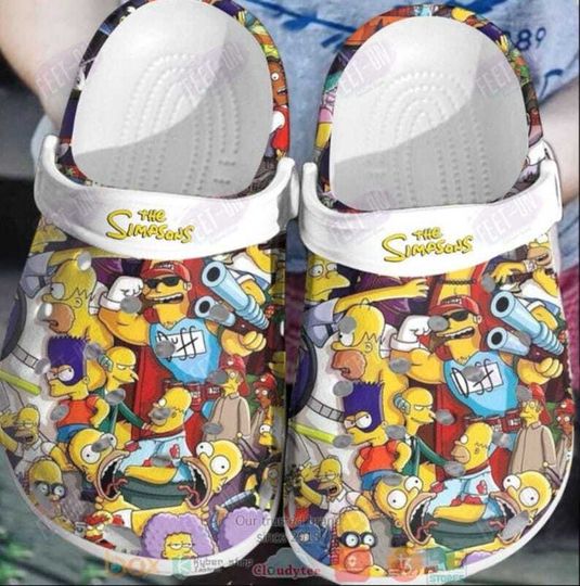 Custom Name The Simpsons Disney Clogs