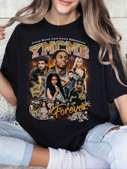 Young Money Cash Money Billionaires Seeing Green Shirt, Drake - Nicki - Wayne shirt