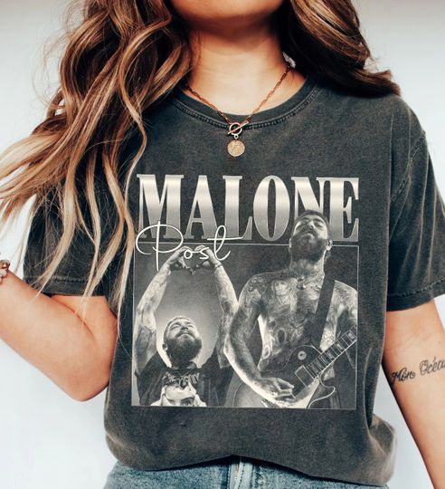 Discover Posty concert 2024 fans ,Malone Music The Album Shirt