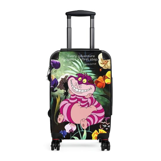Discover Chesire Cat Heavy Duty Locking Roller Luggage Cover