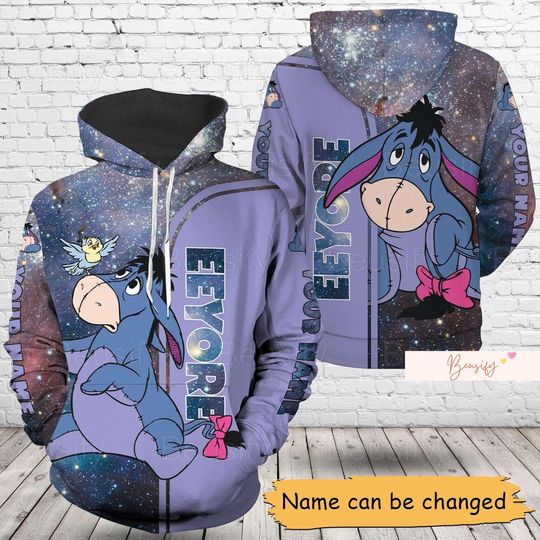 Discover Eeyore Hoodie, Winnie The Pooh 3D Hoodie