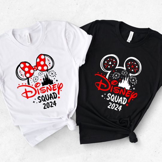 Discover Disney Family Shirt Disney Squad 2024 Shirt Disney Trip Disney Squad Shirt