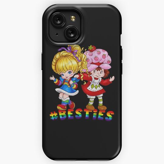 Discover Vintage Besties Robot Brite iPhone Case