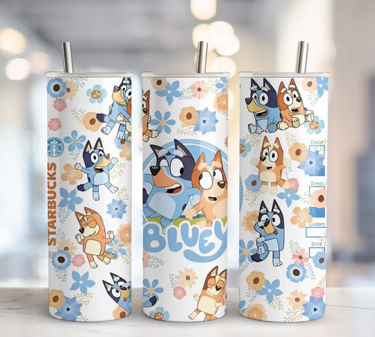 Discover Blue Dog Tumbler ,20 oz Tumbler