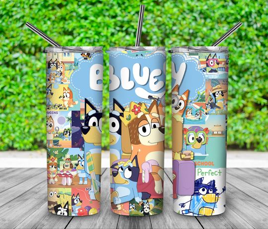 Blue Dog 20oz Tumbler, BlueyDad 20oz Tumbler