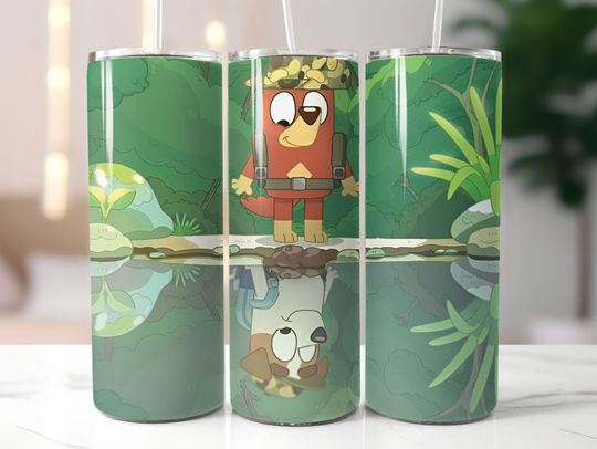 Blue Dog Tumbler, BlueyDad 20oz Tumbler