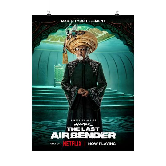 Discover Avatar: The Last Airbender Live Action King Bumi Poster, The Mad Genius of Omashu!