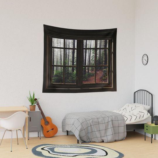 Discover Forest Window Tapestry