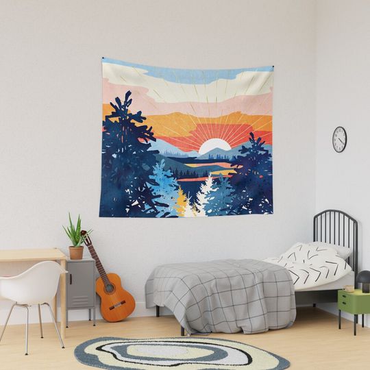 Discover Sunset Lake Tapestry