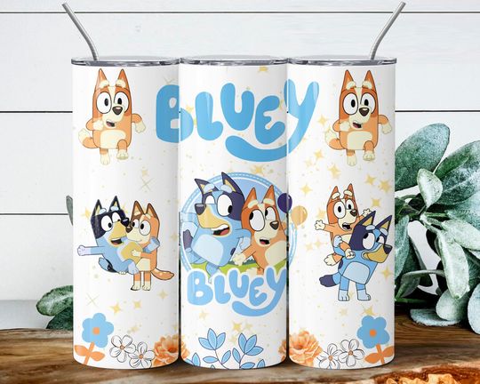 Discover BlueyDad Tumbler, BlueyDad 20oz Tumbler
