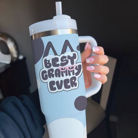 Discover Best Nana Ever Tumbler 40oz, Blue Best Grammy Tumbler