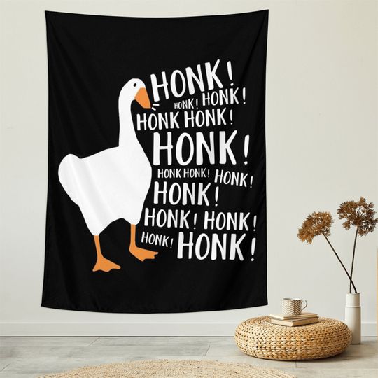 Goose Tapestry - Funny Meme Tapestries