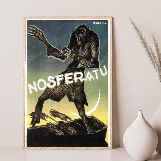 Nosferatu Movie Advertising Vintage Poster