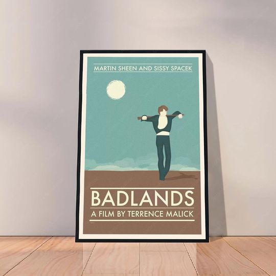 Discover Badlands Poster, Modern Vintage Movie Posters