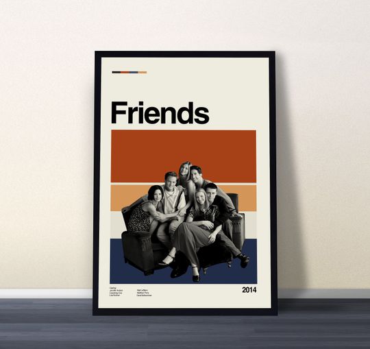 Discover Friend Poster, Matt LeBlanc Film, Classic Movie Poster