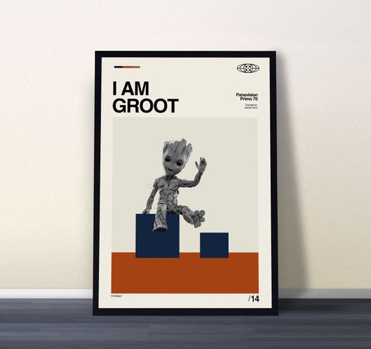 I am Groot Movie, James Gunn, Album Cover Poster
