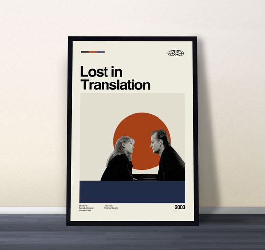 Lost In Translation Art, Lost In Translation Print, Vintage Movie Poster