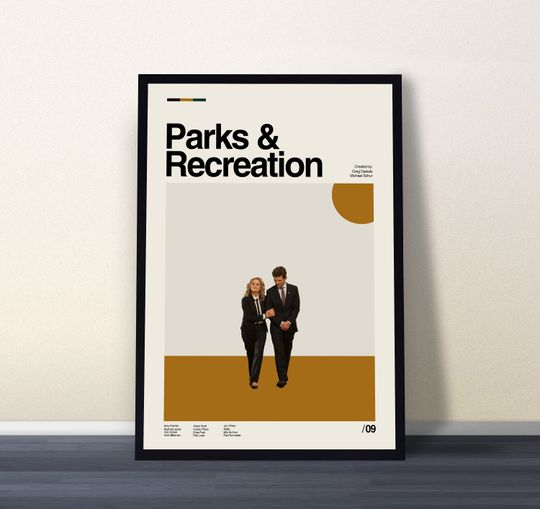 Discover Park And Rec Poster, Park And Rec Movie, Vintage Poster