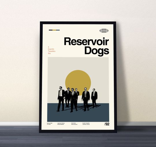 Reservoir Dogs Movie, Reservoir Dogs Print, Movie Poster, Vintage Poster