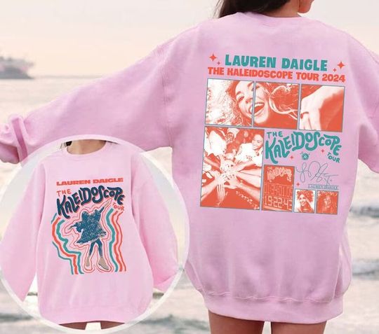 Discover Lauren Daigle The Kaleidoscope Tour 2024 Sweatshirt, Music Concert Gift