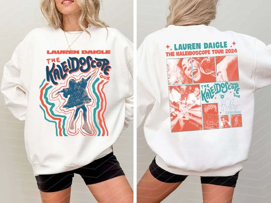 Lauren Daigle The Kaleidoscope Tour 2024 Sweatshirt, Lauren Daigle Concert Shirt