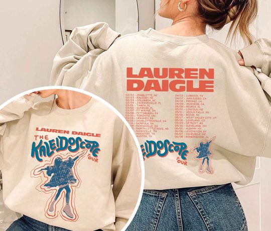 Discover Vintage Lauren Daigle 2024 Tour Shirt, Thank God I Do Tour Shirt