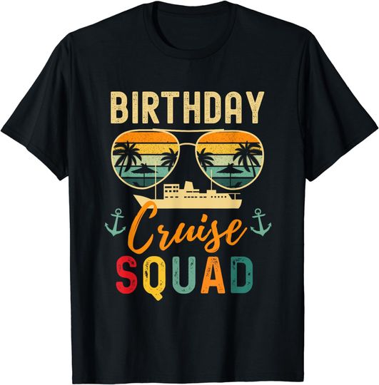 Discover Birthday Cruise Shirts 2024 Squad Family Vacation Summer T-Shirt