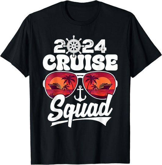 Discover Cruise Squad 2024 Summer Vacation Matching Family Group T-Shirt