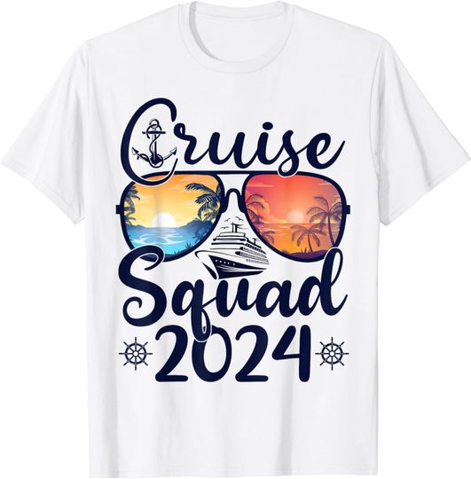 Discover Cruise Squad 2024 Summer Vacation Matching Family Cruise T-Shirt