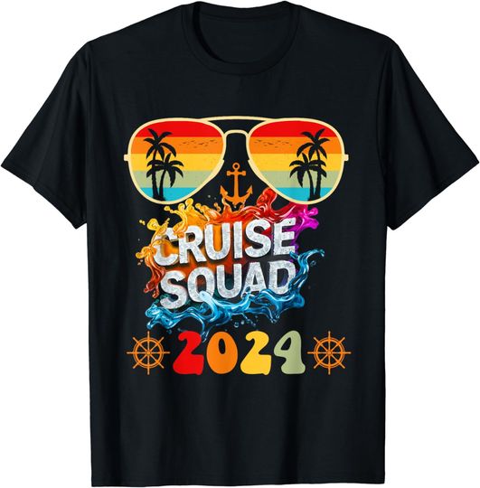 Discover Cruise Squad 2024, Holiday, Summer Nautical Attire T-Shirt