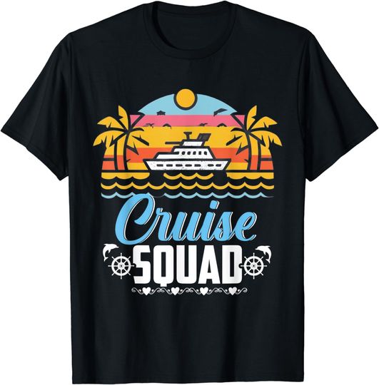 Discover Cruise Squad 2024, Holiday, Summer Nautical Attire T-Shirt