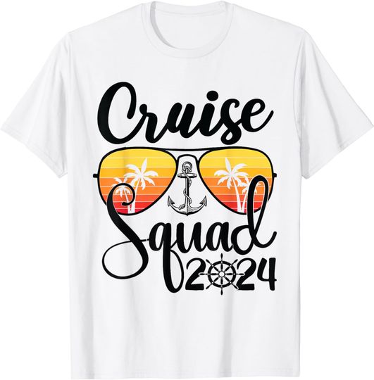 Discover Cruise Squad 2024 Summer Vacation Matching Family Group T-Shirt