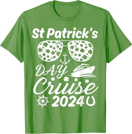 Discover St Patrick's Day Cruise 2024 Funny Family Matching T-Shirt