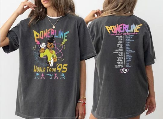 Retro Disney Powerline Shirt, Powerline Stand Out Tour Shirt, Goofy Movie Shirt