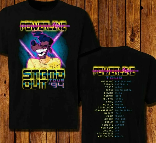 Powerline Stand Out World Tour '94 Goofy T-Shirt