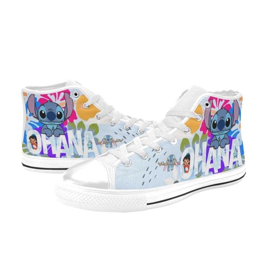 Stitch Ohana Disney Men's High Top Sneaker