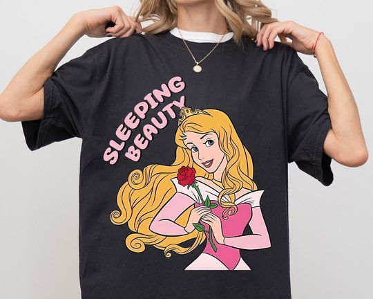 Discover Retro Sleeping Beauty Shirt, Sleeping Beauty Shirt, Aurora Princess Shirt
