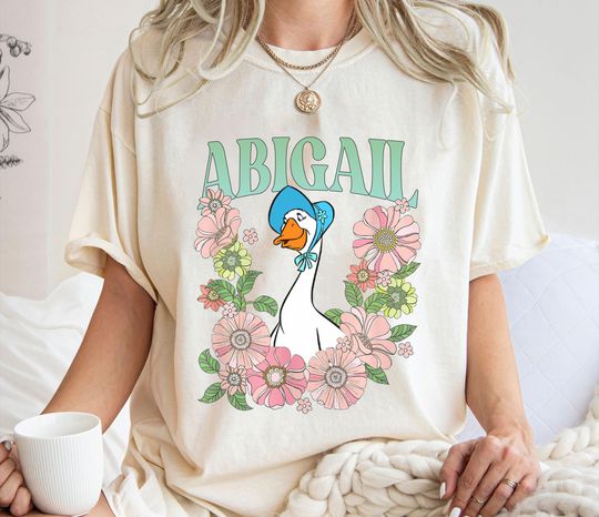 Discover Abigail Floral Retro Shirt, The Aristocats T-shirt