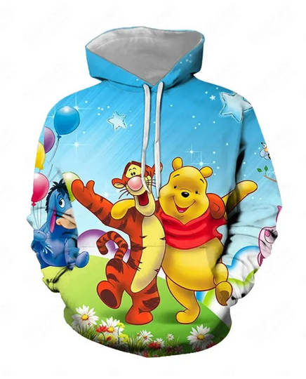 Discover Disney Winnie the Pooh 3D Hoodies