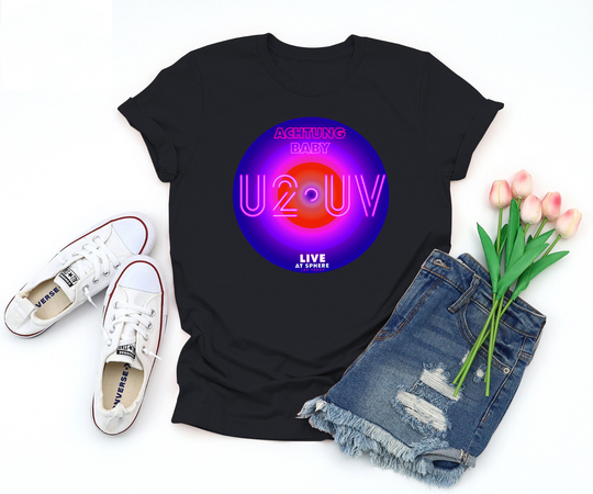 U2-UV Las Vegas T-Shirt, U2 Ultraviolet Sphere 2024 T-shirt, U2 Band Fan Gift