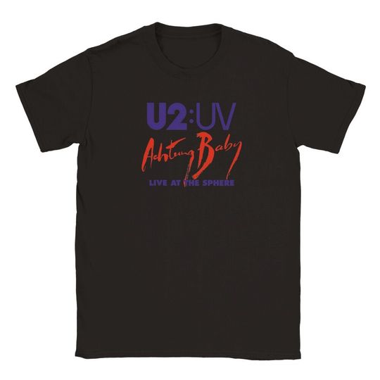 Discover U2 Live At The Sphere Inspired T-shirt - Achtung Baby Album shirt |