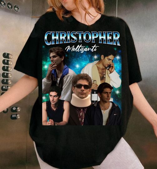 Discover Christopher Moltisanti Vintage T-Shirt, 90's Christopher Moltisanti Fans T-shirt