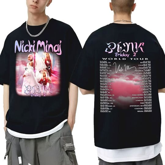 Nicki Minaj 2Sided Shirt, Nicki Minaj Tour Tee