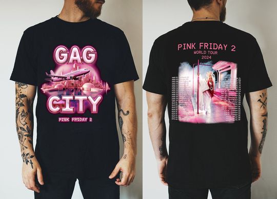 Nicki Minaj 2Sided Shirt, Nicki Minaj Pink Friday 2 Tour Shirt