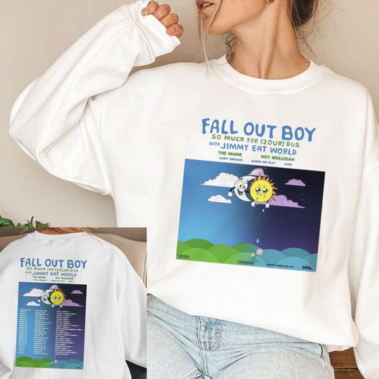 Fall Out Boy Take this to Your Grave, So Much For 2our Dust Tour 2024 Sweatshirt